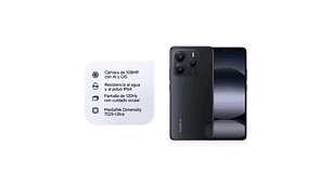 KIT CELULAR REDMI REDMI NOTE 14 5G 256GB MIDNIGHT BLACK + XIAOMI SOUND POCKET 5W