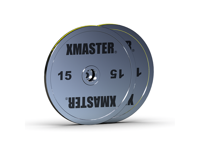 Par Discos Powerlifting Chromed Steel 15kg | XMASTER 1