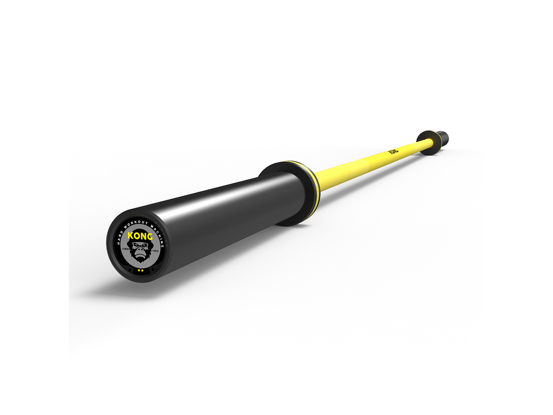 Barra Olímpica Cerakote Amarillo 15kg | KONG 4