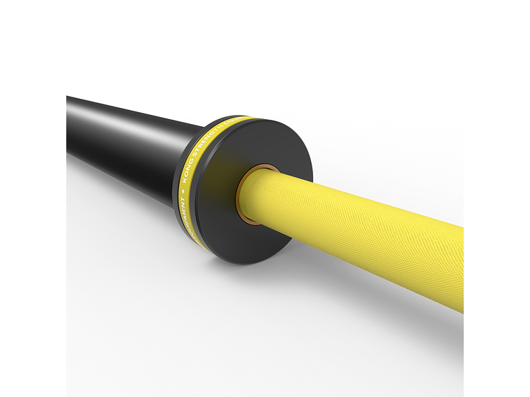 Barra Olímpica Cerakote Amarillo 15kg | KONG 5
