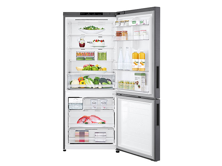 REFRIGERADOR BOTTOM FREEZER LG NO FROST 408 L DOOR COOLING GB40BPG 3