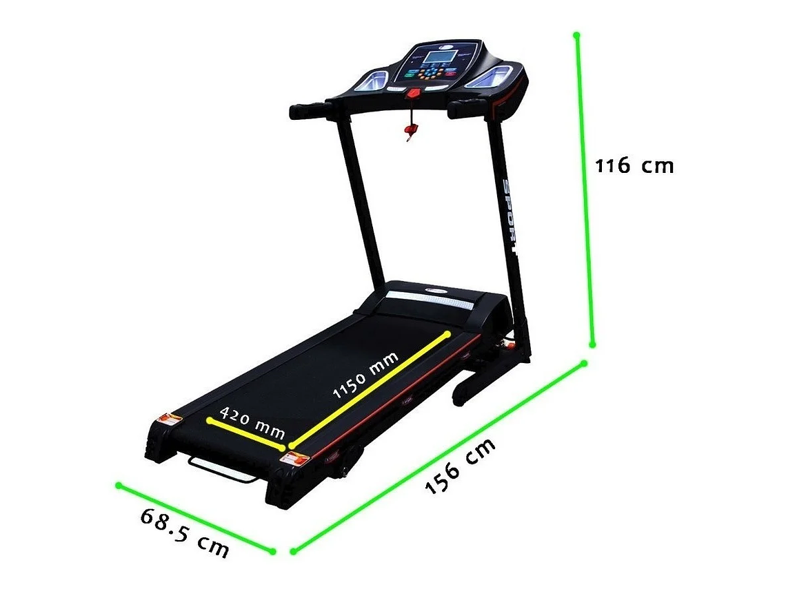 CAMINADORA ELECTRICA PROFESIONAL CENTURFIT 2.5HP PLEGABLE 8
