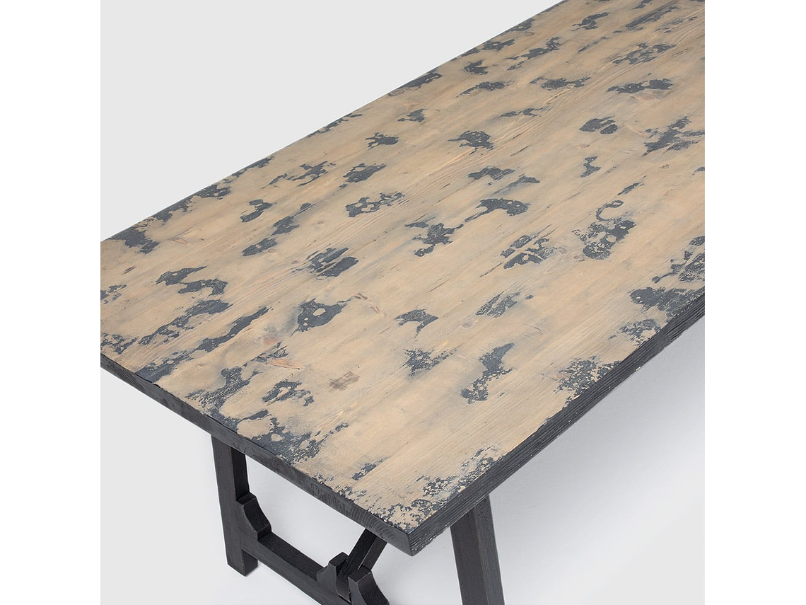 MESA COMEDOR MILK INDIAN NATURAL STAIN 7