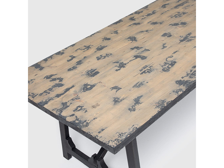 MESA COMEDOR MILK INDIAN NATURAL STAIN 7