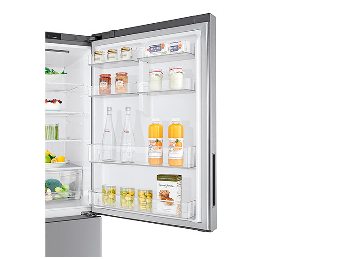REFRIGERADOR BOTTOM FREEZER LG NO FROST 408 L DOOR COOLING GB40BPG 6