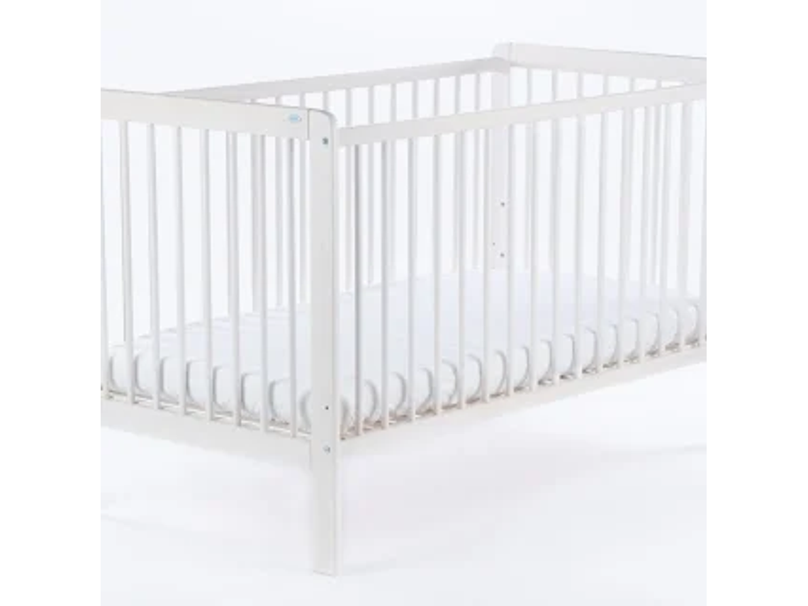 CUNA CONVERTIBLE Y CAMA DE TRANSICIÓN TYGRYS LUX (140 X 70) | BLANCO 1