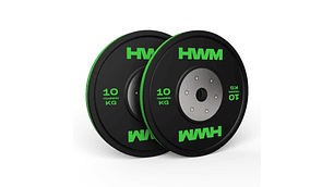Par Bumper Plates Color Stripe 10kg | HWM