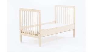 CUNA CONVERTIBLE Y CAMA DE TRANSICIÓN (140 X 70) - PINO NATURAL