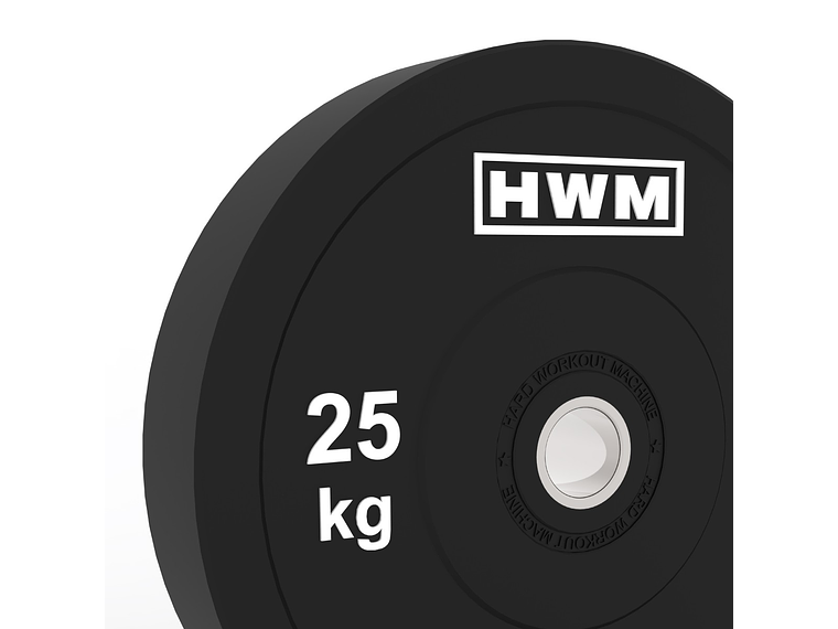 Par Bumper Plates Classic Black 25kg | HWM® 2