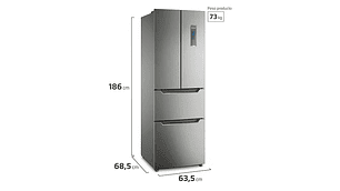 REFRIGERADOR FENSA TOP FREEZER MULTIDOOR DM64S