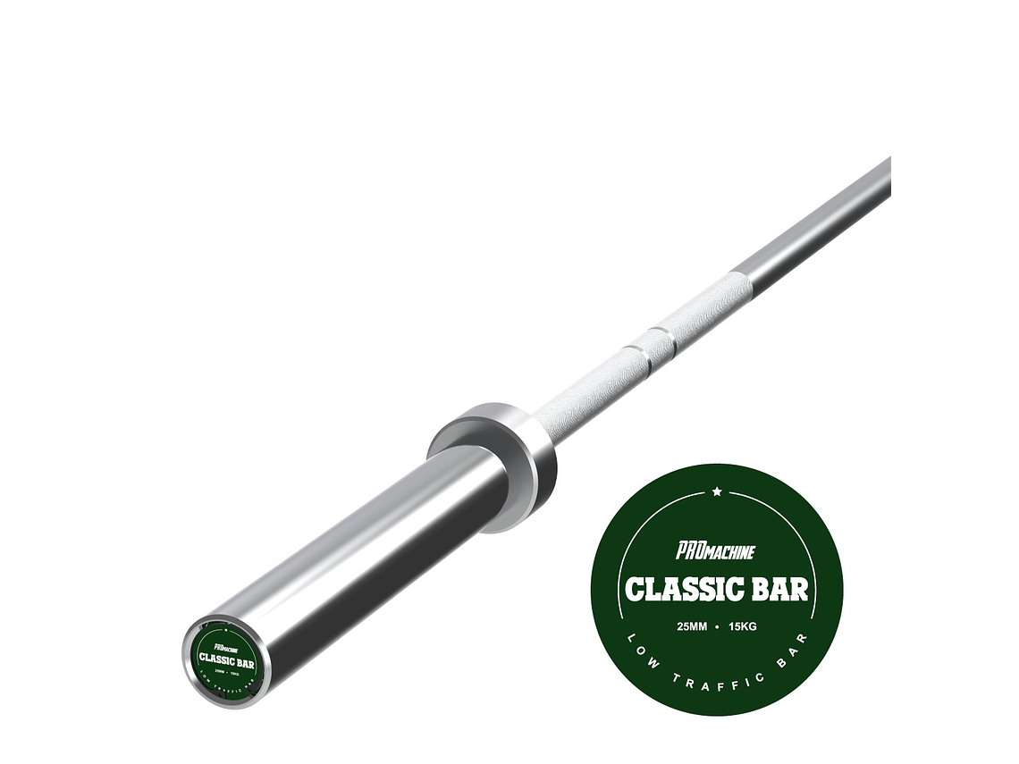 Barra Olímpica 15kg Classic Serie | PROmachine 1