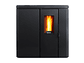 ESTUFA PELLET DE PASILLO BOSCA FIT 9 CHARCOAL - Miniatura 1