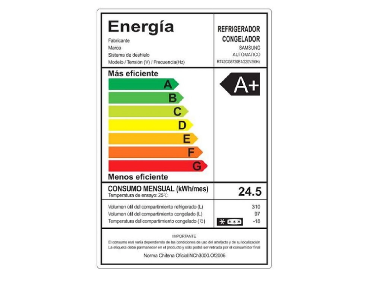 REFRIGERADOR TOP MOUNT FREEZER 407L SPACE MAX 9