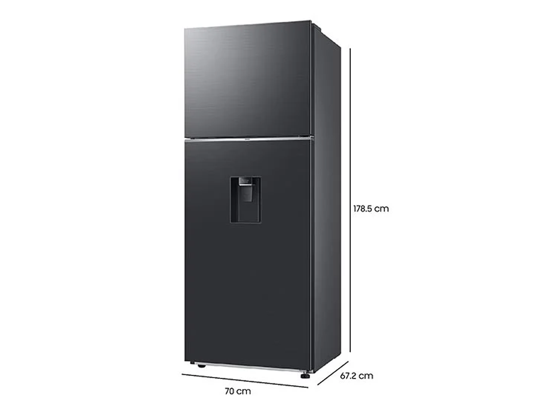 REFRIGERADOR SAMSUNG TOP MOUNT FREEZER NO FROST 407 L RT42CG6720B1ZS BLACK WIFI 4