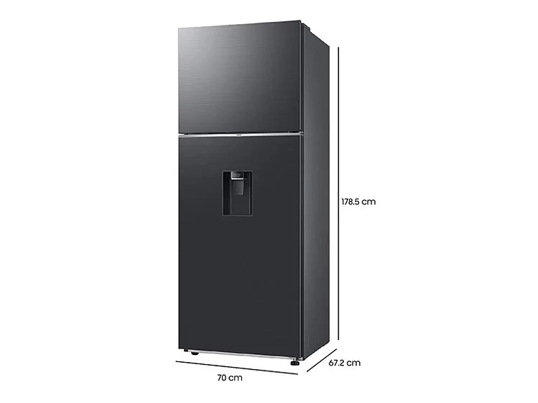 REFRIGERADOR SAMSUNG TOP MOUNT FREEZER NO FROST 407 L RT42CG6720B1ZS BLACK WIFI 4