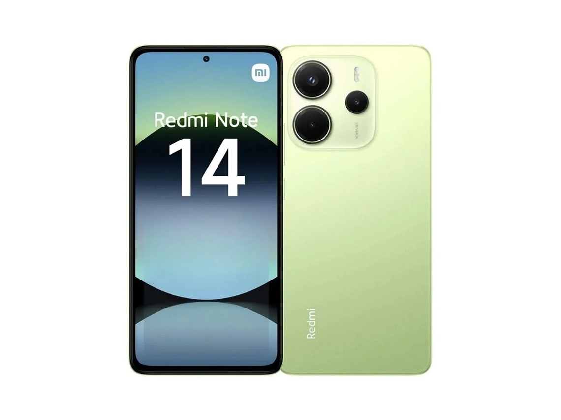 XIAOMI REDMI NOTE 14 4G 6GB + 128GB VERDE LIMA 1