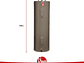TERMO ELÉCTRICO DE PISO 152 LITROS 220V RHEEM - Miniatura 2
