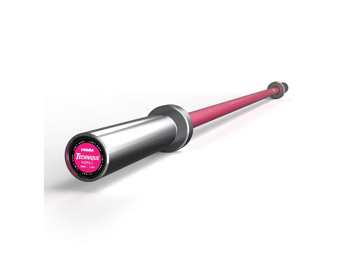 Barra Olímpica 7,5kg Pink Technique Series | HWM 3