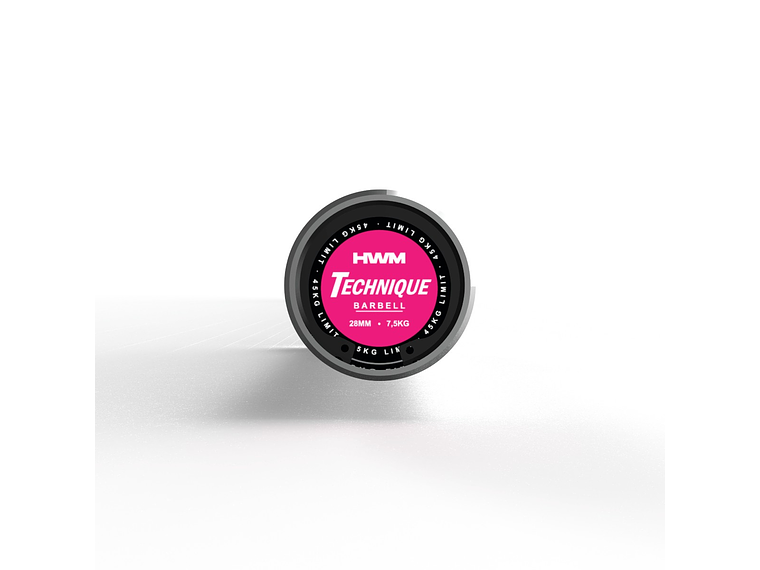 Barra Olímpica 7,5kg Pink Technique Series | HWM 4