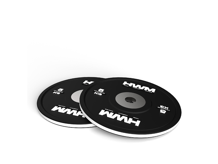 Par Bumper Plates Color Stripe 5kg | HWM® 3