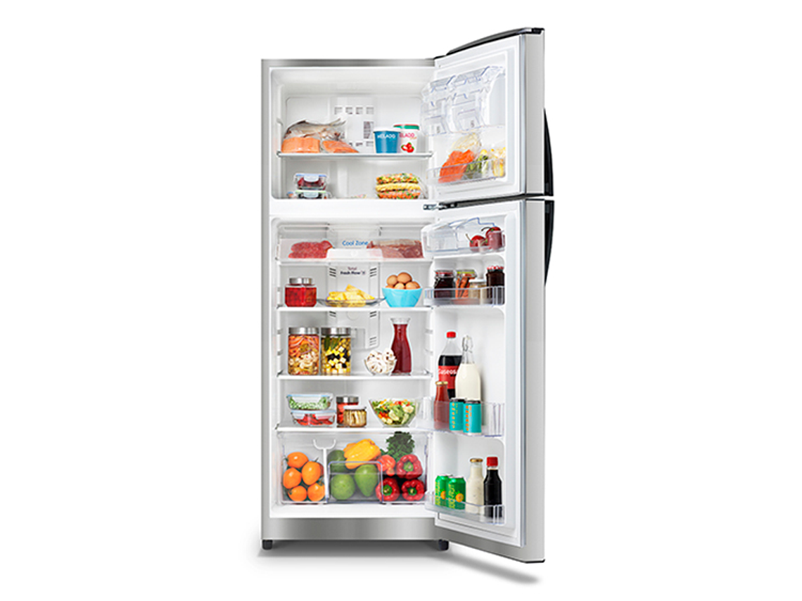 REFRIGERADOR MABE TOP FREEZER NO FROST 390 L RMP410FZUU NF BLACK S 5