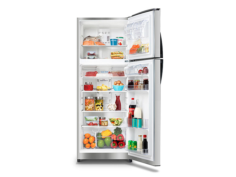 REFRIGERADOR MABE TOP FREEZER NO FROST 390 L RMP410FZUU NF BLACK S 5