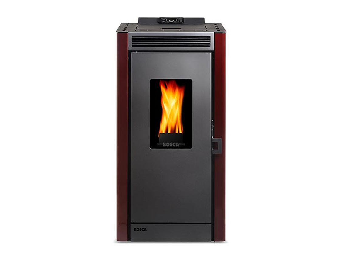 CALEFACTOR A PELLET BLACK VISION BURDEO 1