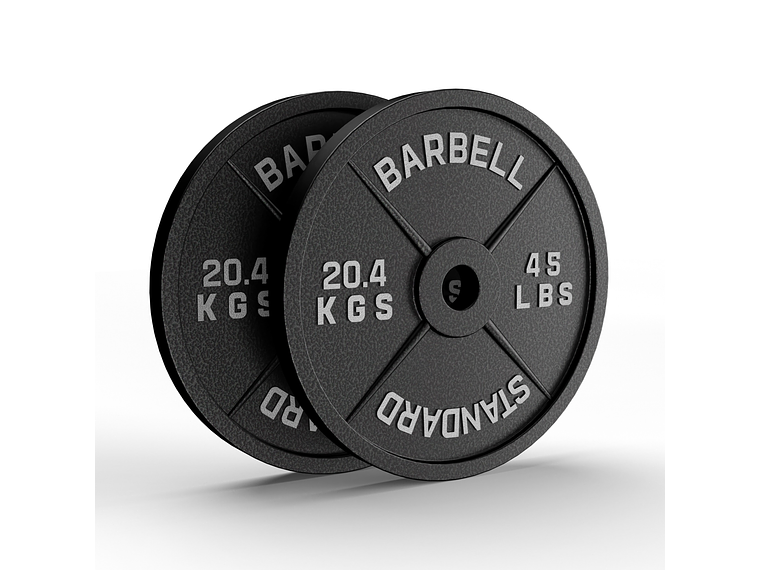 Par Discos Olímpicos 45lb | Barbell Standard 1