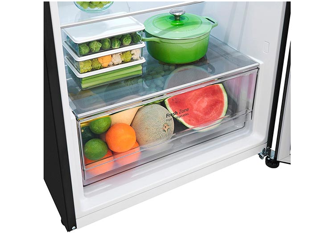 REFRIGERADOR LG TOP FREEZER NO FROST 383 L DOOR COOLING VT40APD 6