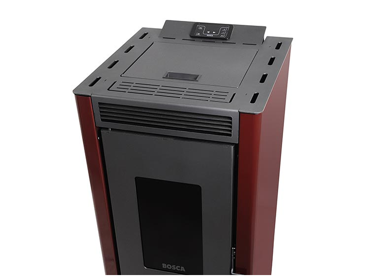 CALEFACTOR A PELLET BLACK VISION BURDEO 5