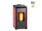  CALEFACTOR A PELLET BOSCA HERA ROJO - Miniatura 1