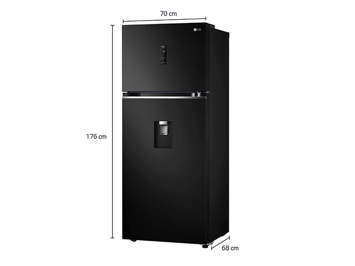 REFRIGERADOR LG TOP FREEZER NO FROST 383 L DOOR COOLING VT40APD 11