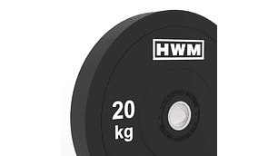 Par Bumper Plates Classic Black 20kg | HWM®