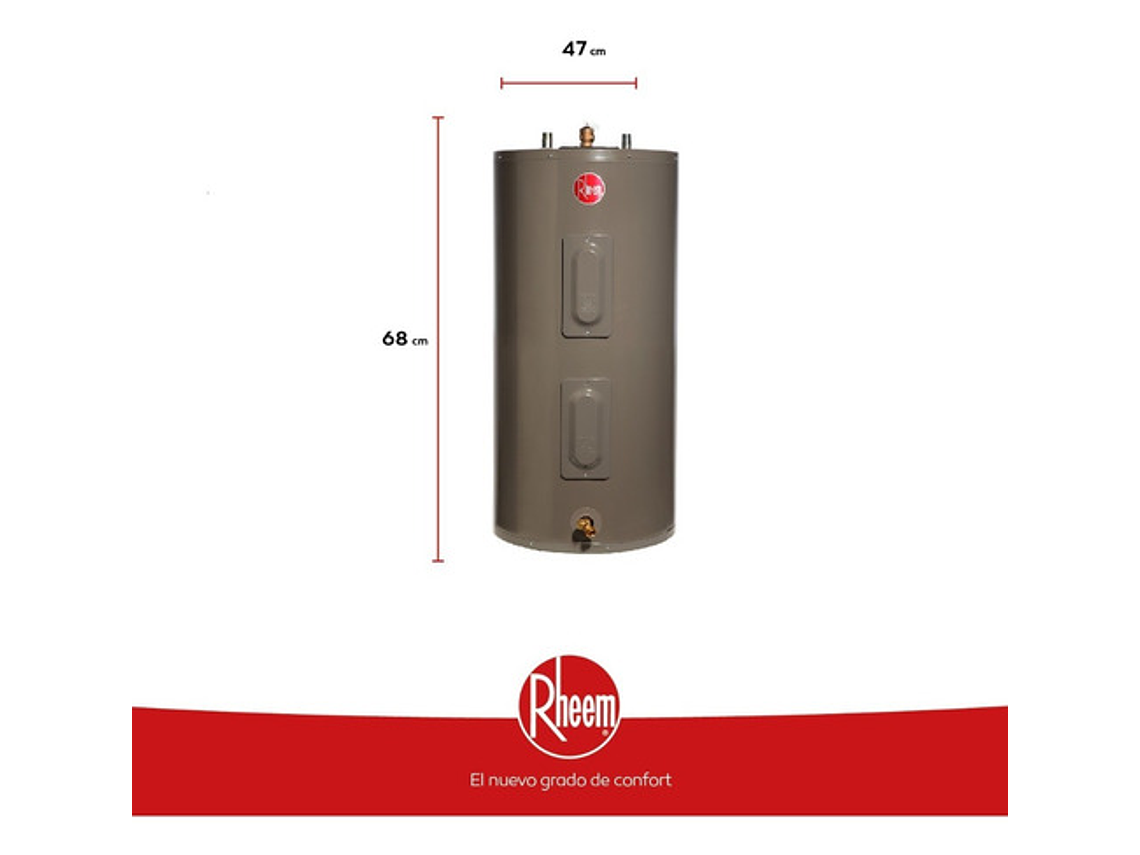TERMO ELÉCTRICO DE PISO 76 LITROS 220V RHEEM 2