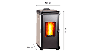 CALEFACTOR A PELLET BOSCA HERA CREMA