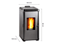  CALEFACTOR A PELLET BOSCA HERA - Miniatura 3