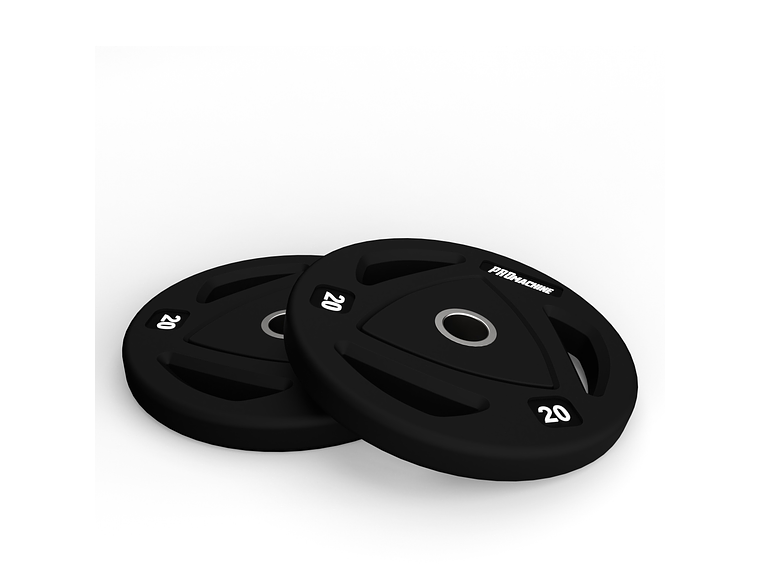 Par Discos Olímpicos Grip Rubber 20kg | PROmachine 2