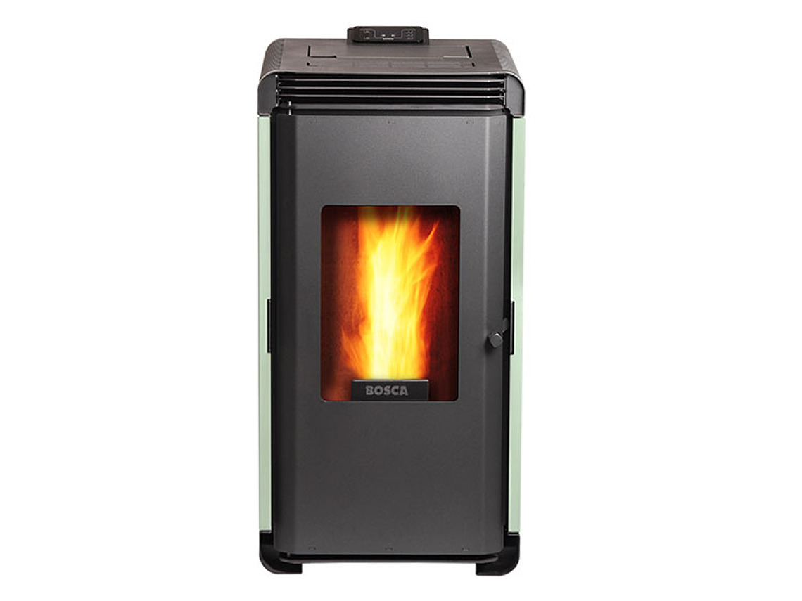 CALEFACTOR A PELLET BOSCA HERA VERDE 1