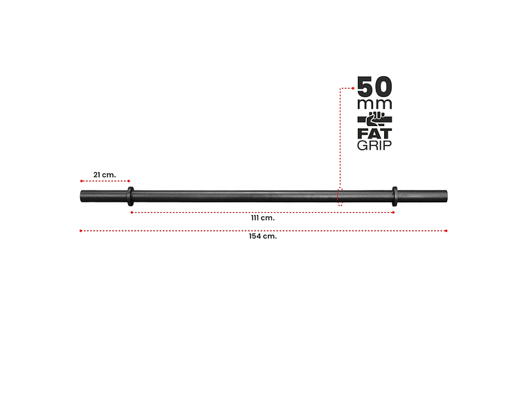 Barra Olímpica Fat | HWM 3