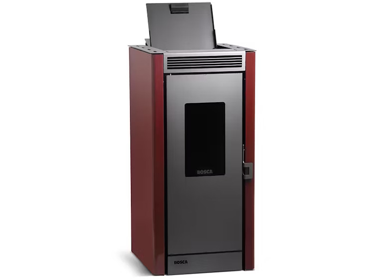 CALEFACTOR A PELLET BLACK VISIÓN BURDEO BOSCA 1