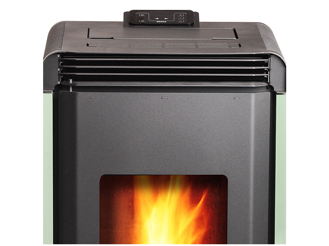 CALEFACTOR A PELLET BOSCA HERA VERDE 4