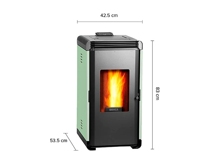 CALEFACTOR A PELLET BOSCA HERA VERDE 5