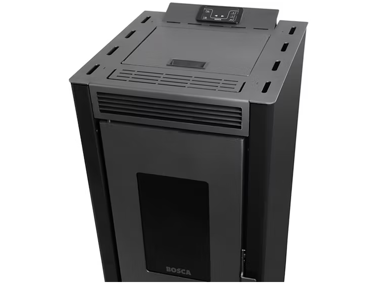 CALEFACTOR A PELLET BLACK VISIÓN NEGRO BOSCA 3