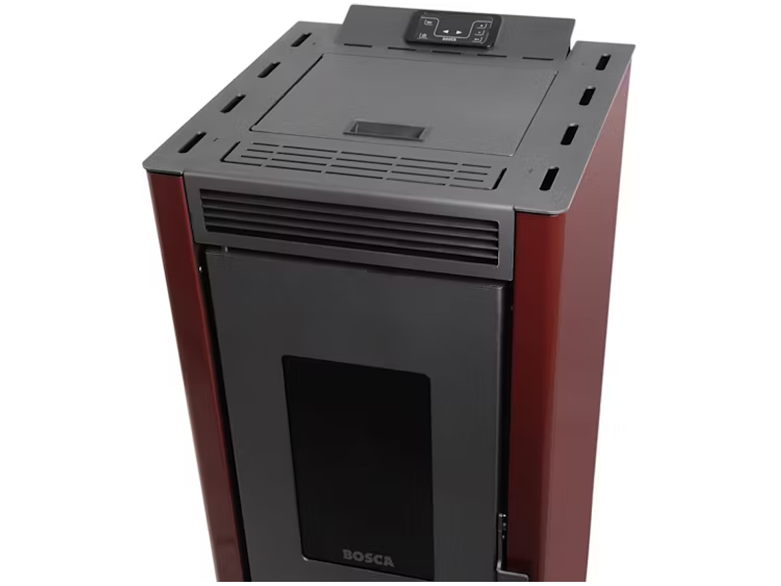 CALEFACTOR A PELLET BLACK VISIÓN BURDEO BOSCA 5