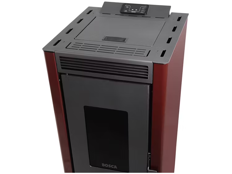 CALEFACTOR A PELLET BLACK VISIÓN BURDEO BOSCA 5