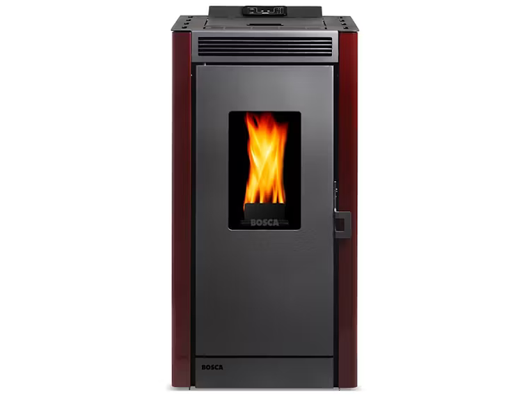 CALEFACTOR A PELLET BLACK VISIÓN BURDEO BOSCA 6