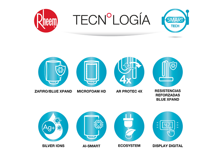 TERMO ELÉCTRICO MURAL 120 LITROS RHEEM 7