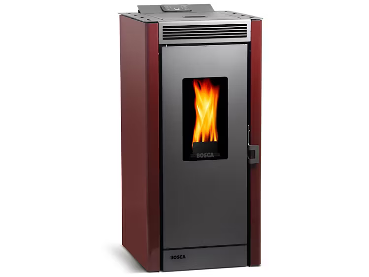 CALEFACTOR A PELLET BLACK VISIÓN BURDEO BOSCA 7