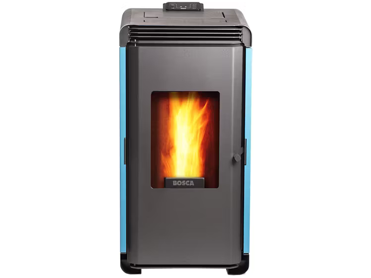 CALEFACTOR BOSCA A PELLET HERA + AZUL 1