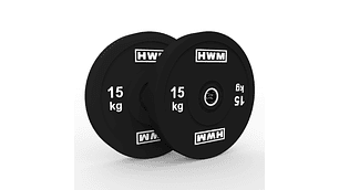 Par Bumper Plates Classic Black 15kg | HWM®